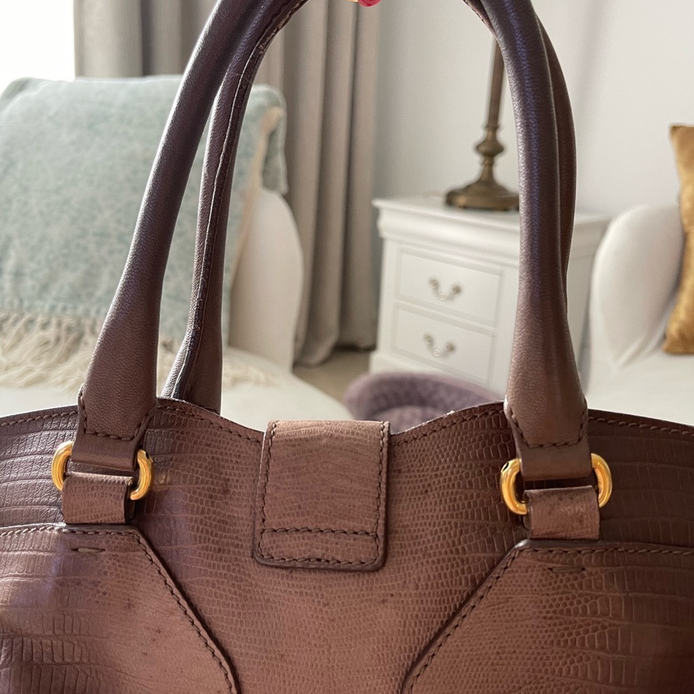 Yves Saint Laurent Handbag Brown - Picture 8 of 11